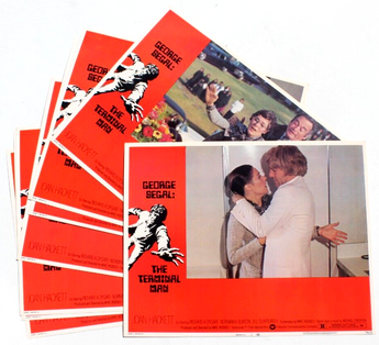8 Vtg The Terminal Man Movie Promo T.V. Film Press Kit / Lobby Card Stills 11X14