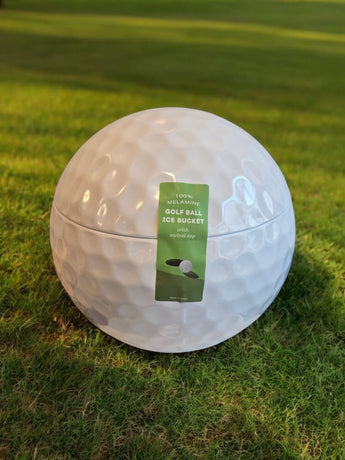 New White Large Man Cave Golf Ball Ice Bucket Father Day Birthday Gift