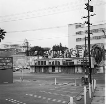 Vtg 1965 Ripping Down Building On Sunset Blvd Near Hill Street Tunnel Photo 2335