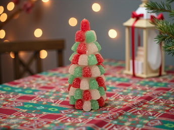 New Red / Green Gum Drops Candy Christmas Tree Holiday Candle Room Decor