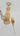 Vintage Antique Yellow Amber Glass Egyptian Bohemian Perfume Bottle W/ Stopper