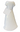 New Shabby Chic White Wedding Dress Shaped Decor Decorations Ceramic Flower Vase