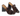 New Strechy Sam Edelman Laurette Brown Block Heels Slip On Open Toe Sz 5.5
