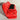 New Red Ceramic Puffy Sofa Ring Holder / Organizer