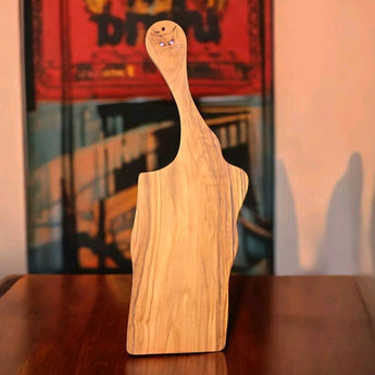 New Wood Hand Crafted Rocker Charcuterie Board Cutting Board With Funny Cat Eyes