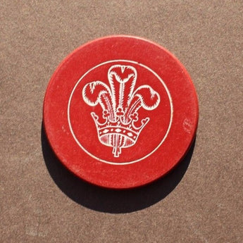 Vtg RARE Poker / Casino Chip - CROWN Motif (NCV) Origin Unknown