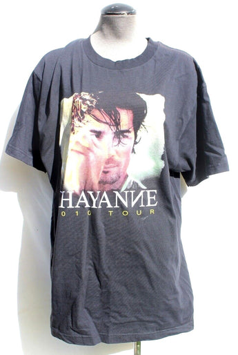 Vtg Chayanne No Hay Imposible 2010 Tour Graphic Black T-Shirt Tee Shirt Lrg