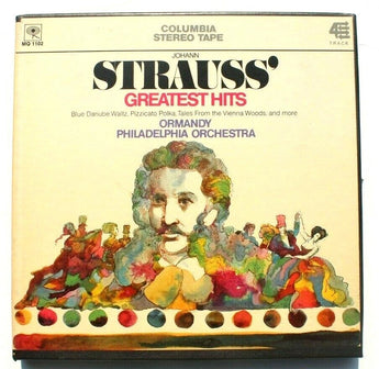 Vtg 1969 Johann Strauss Philadelphia Orchestra Greatest Hits Reel To Reel MQ1102
