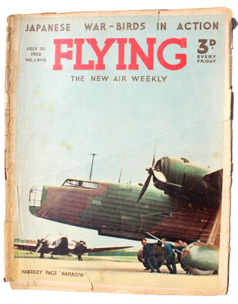 Vtg July 30, 1938 Flying Aviation Magazine Vol. 1 No. 18 Air Weekly