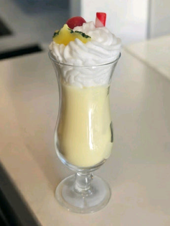 New Hawaiian Pina Colada W/ Whip Cream Cocktail Beverage Drink Candle Gift