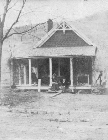 Vtg 1903 Black & White Hot Springs Virgina VA (Hotel, Inn) PHOTO