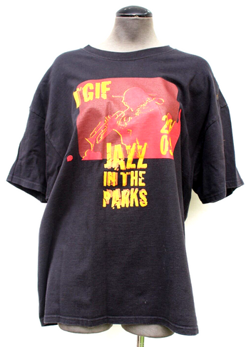 Vtg 2009 TGIF Jazz In The Parks Canned Heat Concert T-Shirt Mens Size XL Black