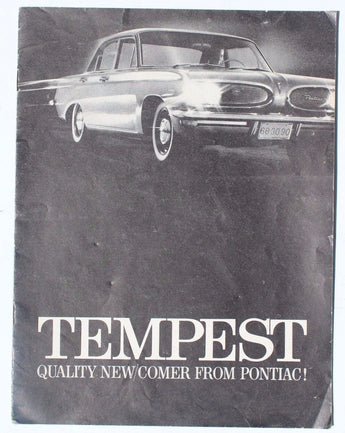 VINTAGE Original 1961 Pontiac Tempest Deluxe Sales Brochure