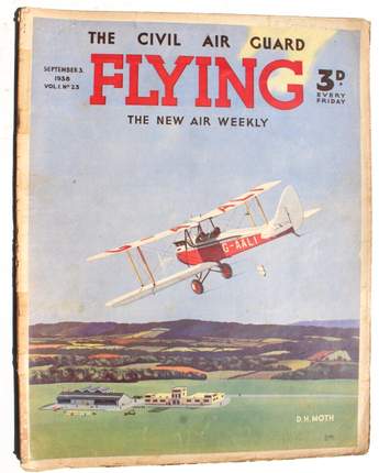 Vtg Sept 3, 1938 Flying Aviation Magazine Vol. 1 No. 23 Air Weekly