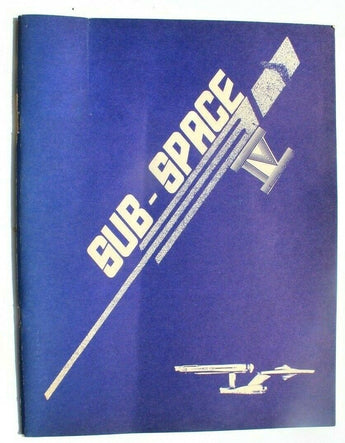 Vintage 1976 Sub Space IV Star Trek Fanzine Book Booklet 2nd Printing