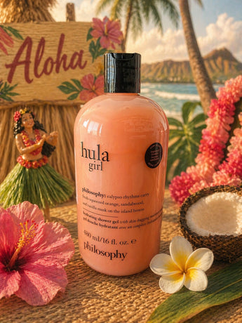 NEW Philosophy Hula Girl Body Wash Shower Gel & Bubble Bath 16oz 480ml Skin