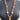 Vintage NOS ORANGE BEADED W/ Gold Chain Pendant Chain NECKLACE