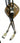 Vtg Gemstone (Agate Stone Geode Crystal) Cowboy Western Bolo Tie Rodeo #1