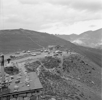 Vtg 1955 Stone Lodge Medicine Bow Colorado Photo #1423