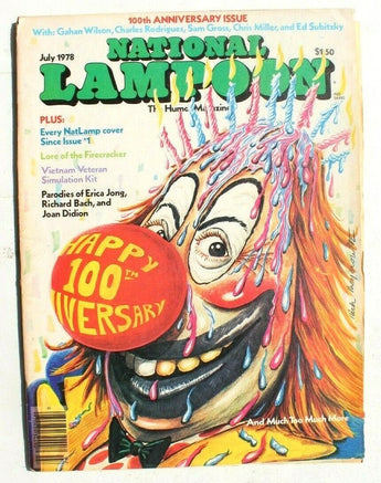 Vintage July 1978 National Lampoon Humor Magazine - 100 Anniversary Issue