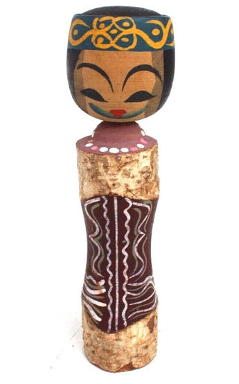 Vtg Japanese (Japan) Kokeshi Wood Doll Folk Art - #27