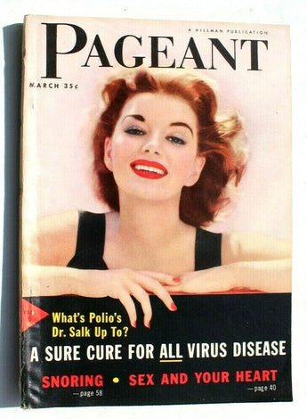 Vintage PAGEANT Magazine Hillman Publishing - March 1958 Vol. 13 No. 9