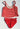 Vtg 1990s Retro Original Ralph Lauren Red & Stripped 2 Piece Swimsuit Size 12