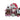 New Christmas Holiday Santa Clause Driving a Candy Cookie Waffle Train Figure