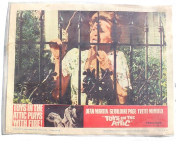 Vintage 1963 Toys In The Attic Movie Lobby Card 11"x14" - Dean Martin