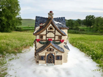 Pacific Rim Import Corporation Country House Light Up Christmas Village Holiday