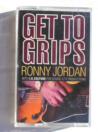 Sealed RONNY JORDAN Get To Grips CASSETTE Tape US 1992 Promo 016244057045