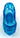 Vintage FENTON Glass BLUE Cougar Button SHOE High Heel Bootie Slipper Trinket