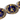 3 Vtg 1920s HH&G Ltd England Hand Painted Blue GOLDEN MOON 4.5" Tea Cup Plate