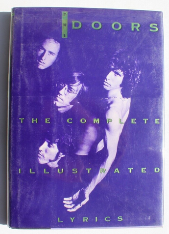 Vtg 1991 The Doors : The Complete Illustrated Lyrics, Hardcover Book