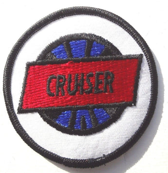 Vintage CIRCLE Cruiser Embroidered IRON ON PATCH Patch 3"