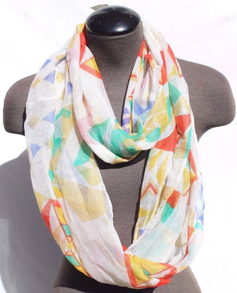 New Rikka Retro Shapes Pop Culture FASHION Hoop Scarf / Wrap