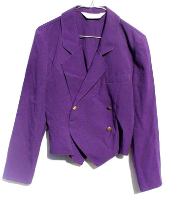Vintage Women's St Michael Purple Business Blazer Jacket