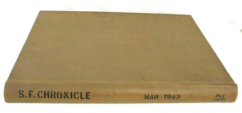Vintage Large MARCH 1943 Archives San Francisco Chronicle News Papers
