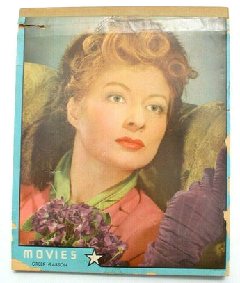 Vintage 1940s GREER GARSON Writing Stationary Tablet / Notebook