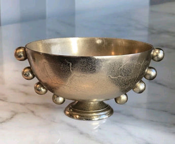 New Medium Retro Modern Contempartory Gold Decorative Fruit Table Decor Bowl