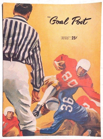 Vtg Sept 1951 GOAL POST Football Magazine / Game Program ( Texas A&M vs UCLA)