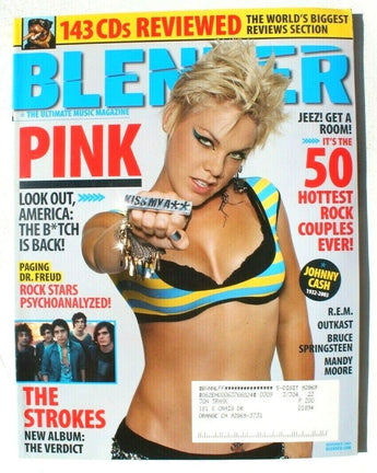 Vintage November 2003 Pink - BLENDER Magazine #21