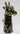 NEW Ceramic Modern Gold & Black Giraffe Head Figurine Statue Room Decor