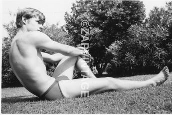 Vtg 1980's School Boy In Underwear Bulge Nude Beefcake Gay Interest Photo #1343