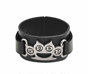 5FDP Knuckle Duster Leather Wrist-strap Made by Alchemy England