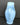 Vtg MCM CALIFORNIA CA Pottery - Blue Metlox Water Pitcher