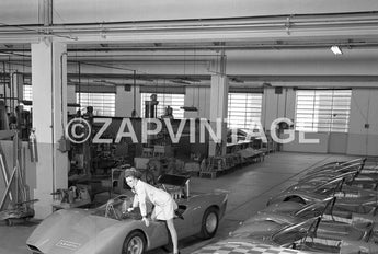Vtg 1960s Carlo Abarth Fiat Factory Racing (Alfa Romeo) Cars Italy Photo #1533