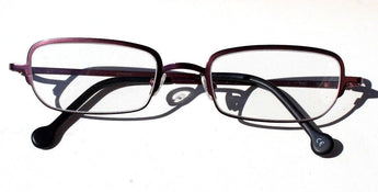 New Vtg 2001 L.A. Eyeworks Retro Abstract Eyeglasses - Pink Tab 578 Glasses