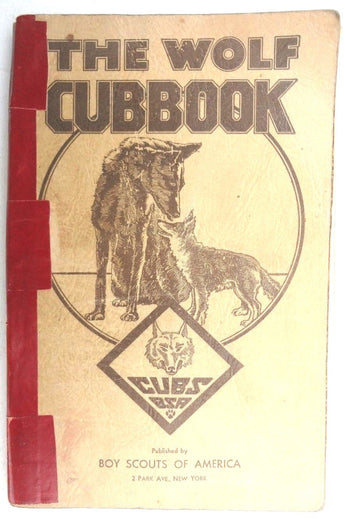Vintage 1938 The Wolf Cubbook Boy Scouts of America (BSA) Cubs BOOK / BOOKLET