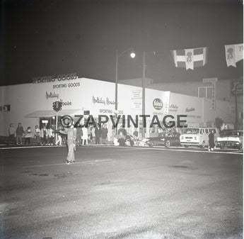 Vtg 1965 South Pasadena California CA Rose Parade Early Morning Photo #2332